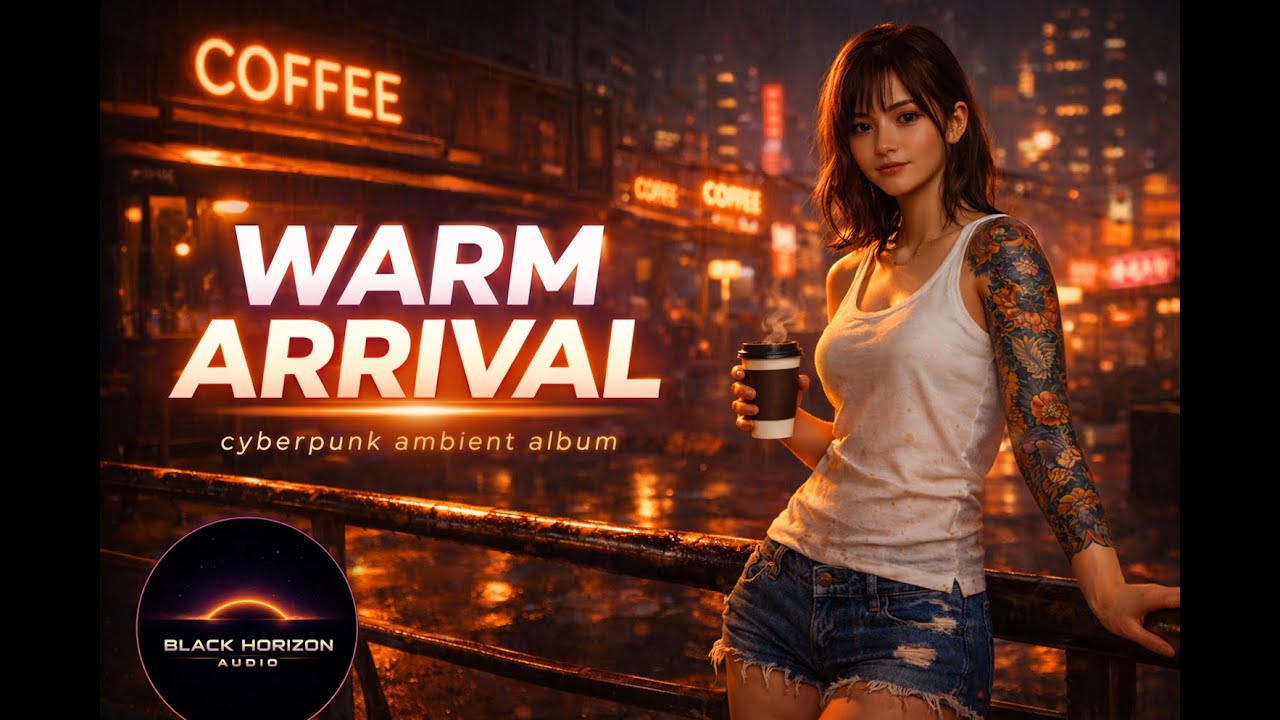 Warm Arrival – Cyberpunk Ambient Synthwave Album (57 Minutes)