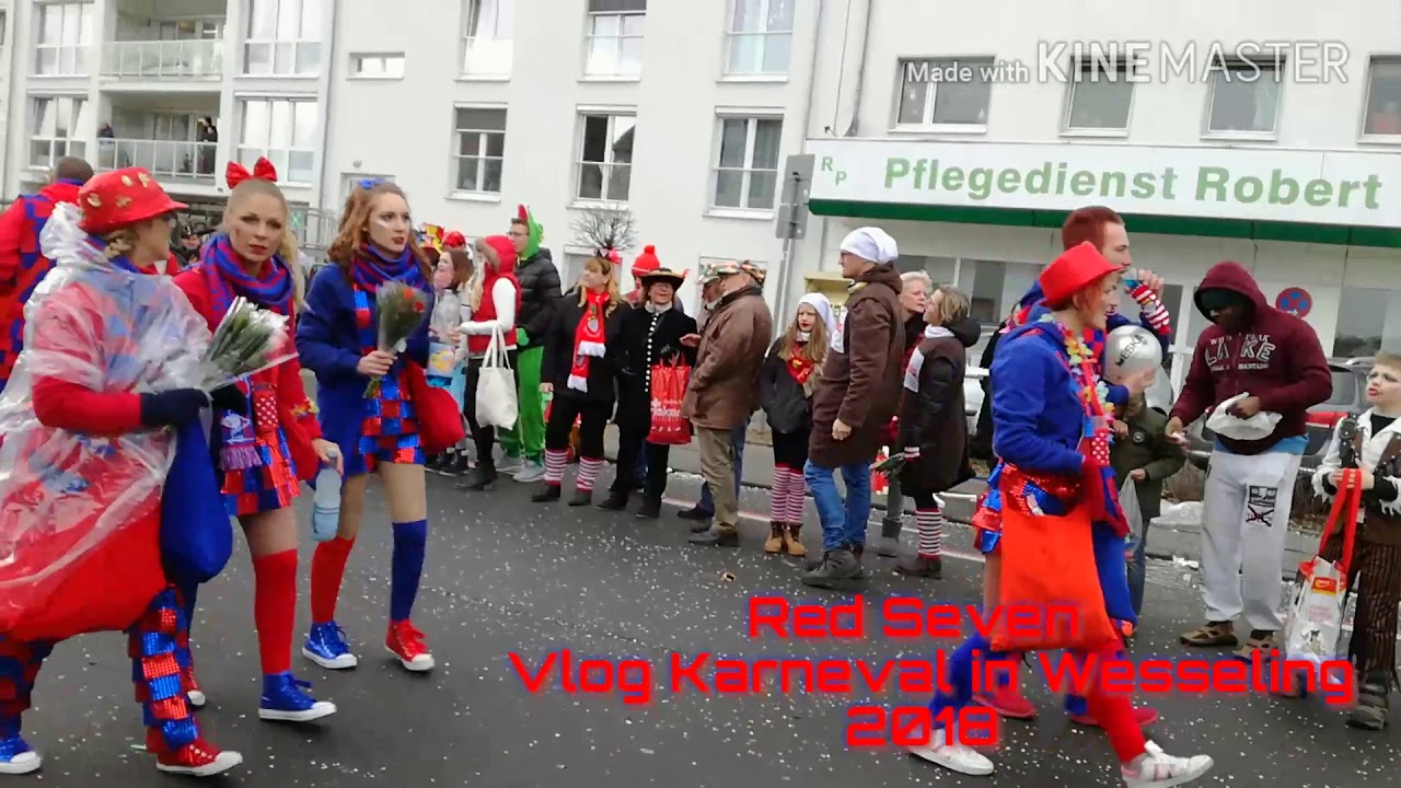 Red Seven Vlog Karneval in Wesseling 2018