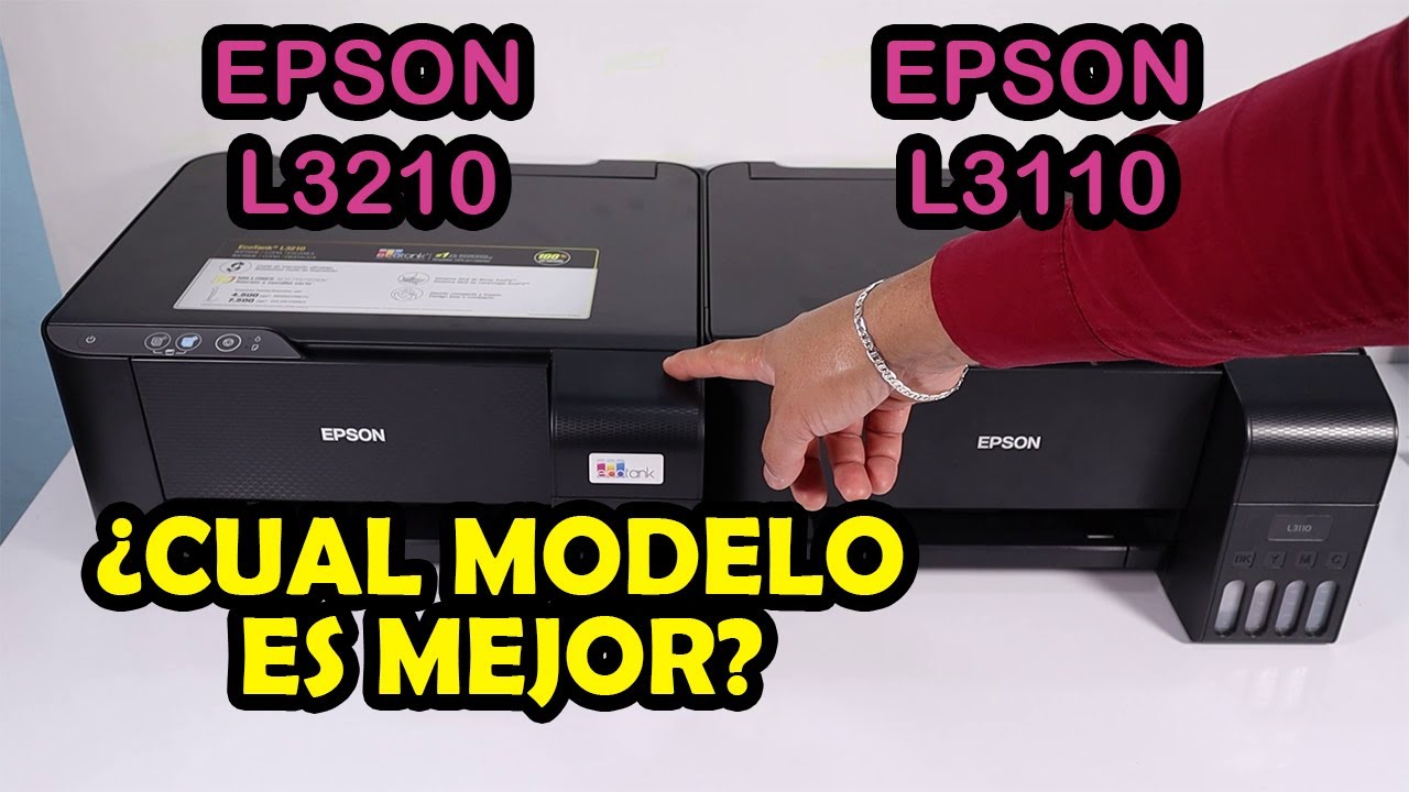 Сравнение🖨️Принтеры Epson L3110 и L3210 | Различия и равенства
