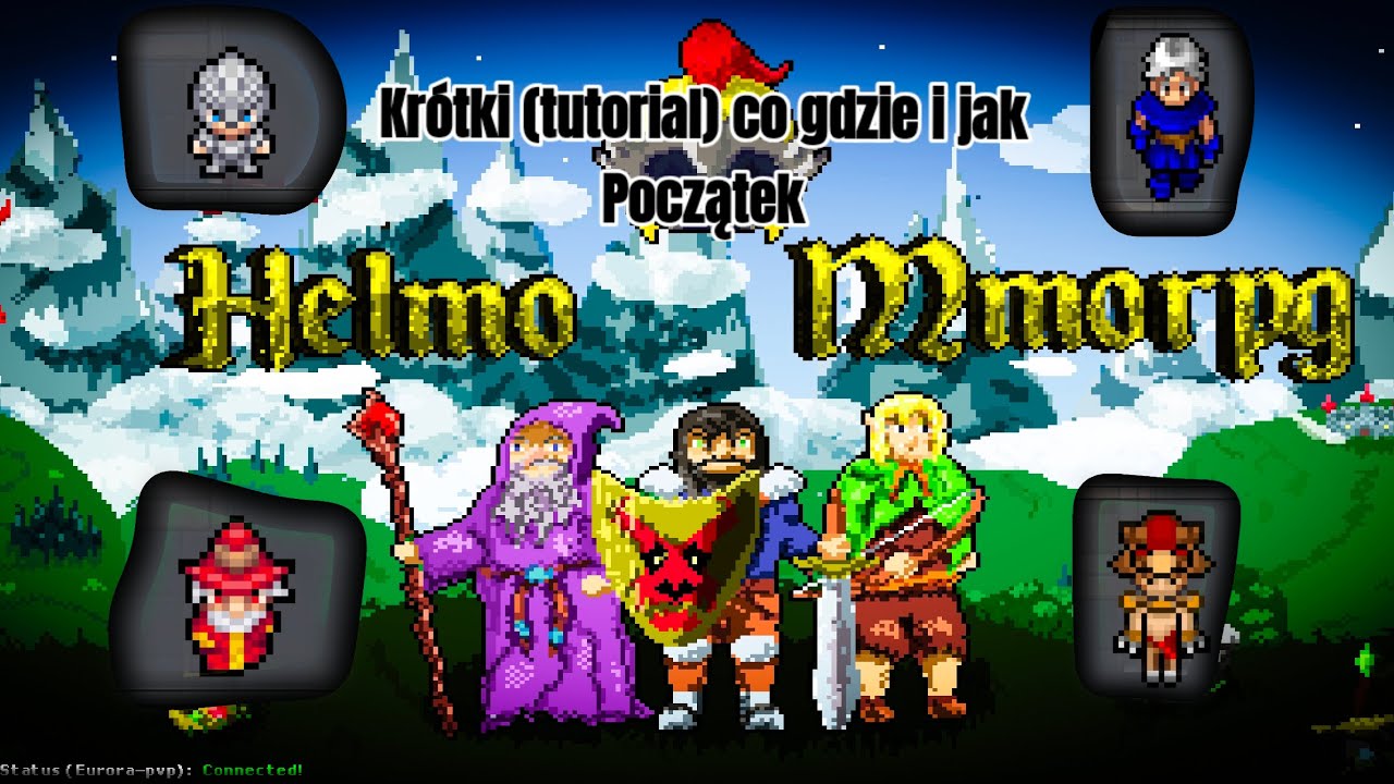 HELMO MMORPG- Kr&oacute;tki poradnik ( tutorial ) jak zacząć grę część 1