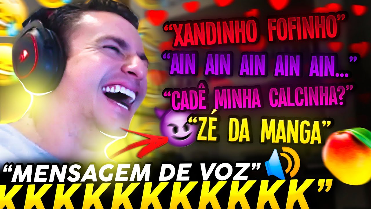 SUPER XANDÃO RINDO MUITO COM AS MENSAGENS DE VOZ DO SUPER CHAT