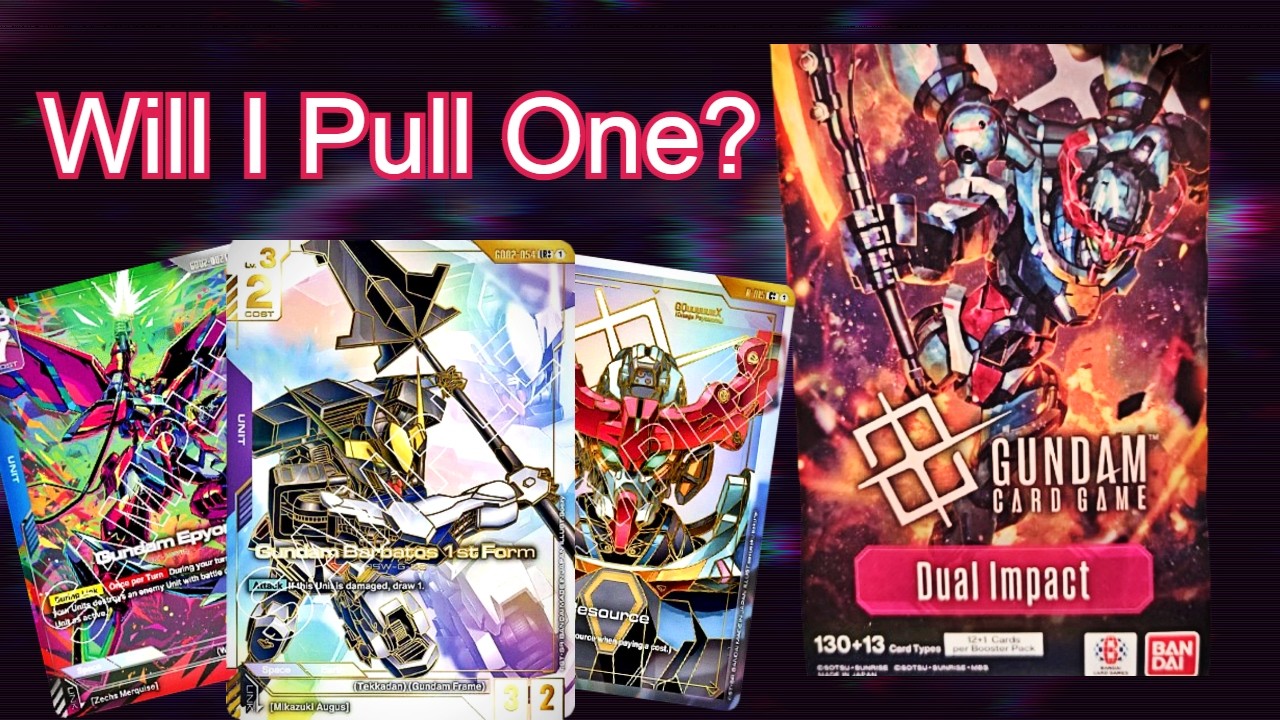 Opening Gundam Card Game Dual Impact - Rare Card Hunt!
