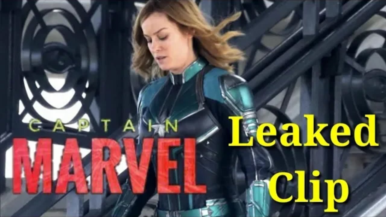 Captain marvel | leaked clips from The set Brie Larson and young nick fury HD