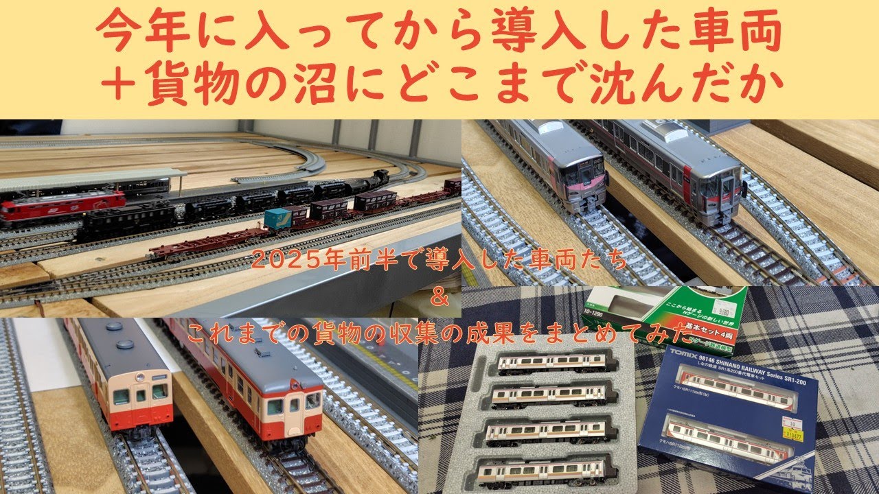 【Nゲージ】2025年前期に導入した模型車両と貨物列車収集の成果をまとめてみた