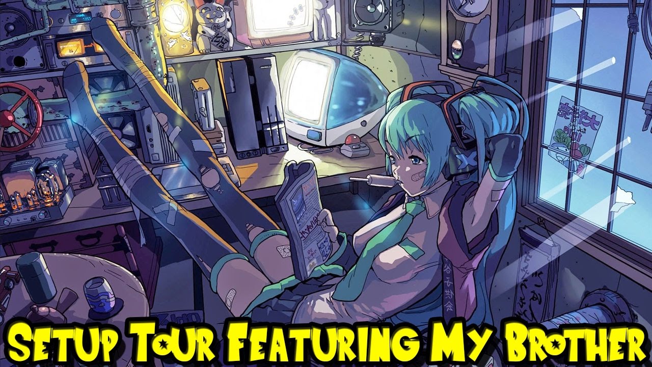 MY SET UP TOUR! WHAT THE OWTREYALP ROOM LOOKS LIKE! - (Featuring My Brother Chris!)