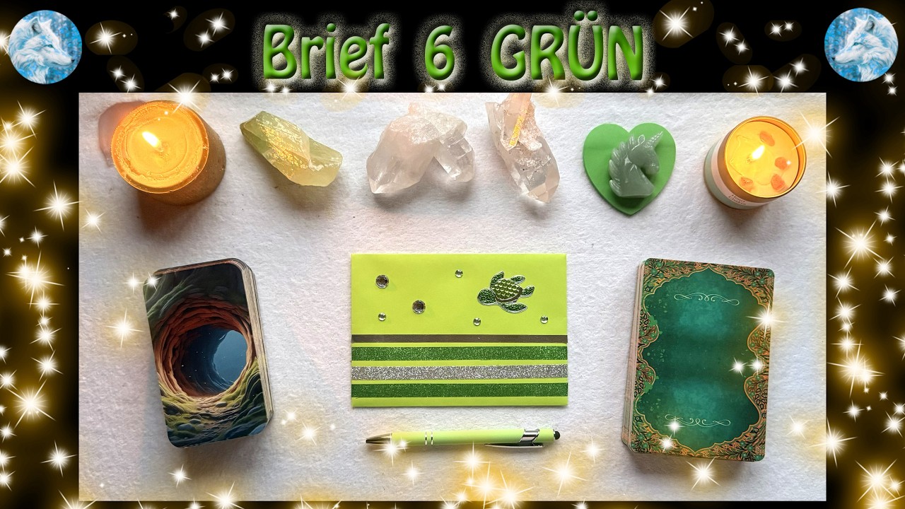🐺Gechannelte Briefe💚Brief 6 GRÜN💚🐺 Auswahlorakel ☆ Tarot☆zeitlos