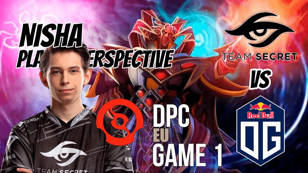 Nisha [Invoker] Team Secret VS OG - DOTA PRO CIRCUIT 2021 - GAME 1