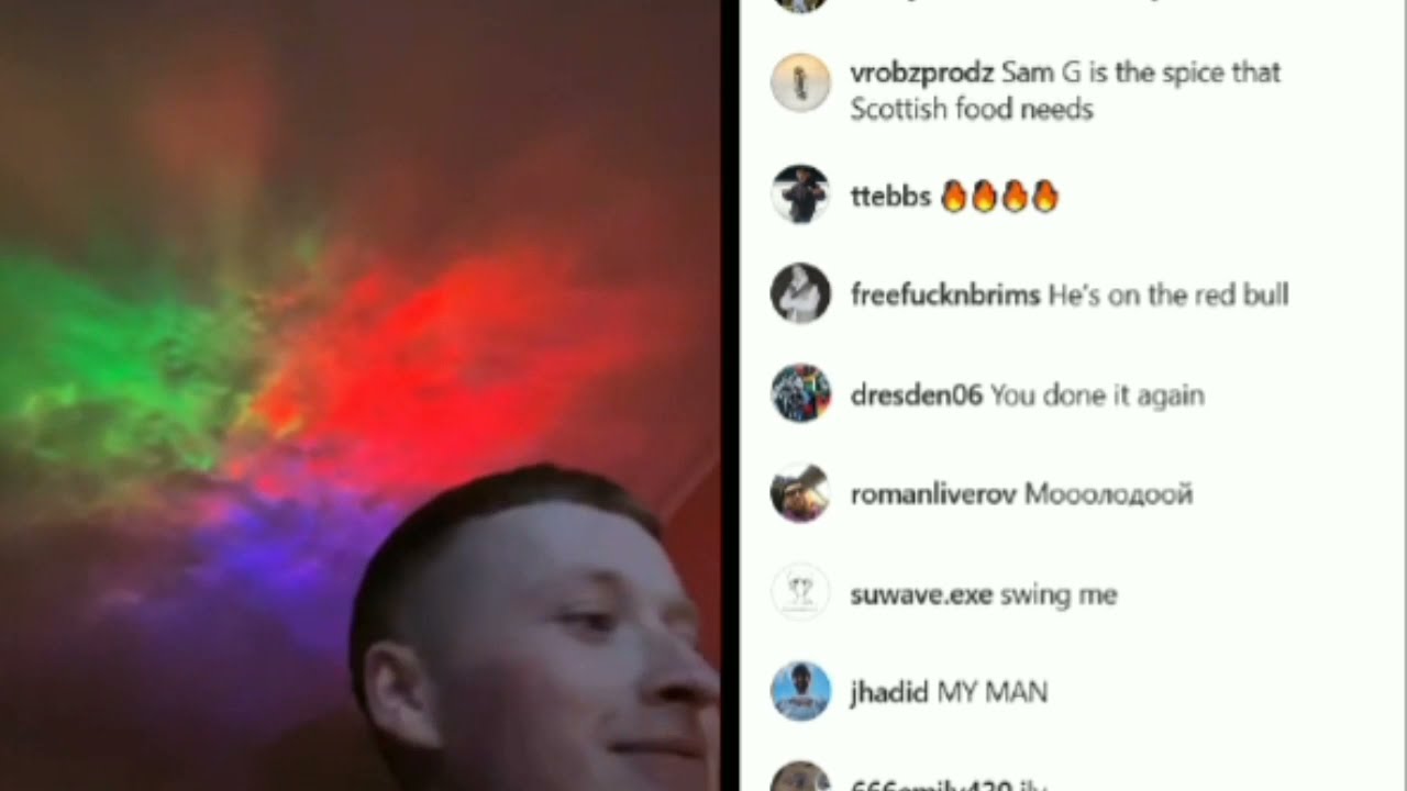 Sam Gellaitry Instagram Livestream 4/21/2020