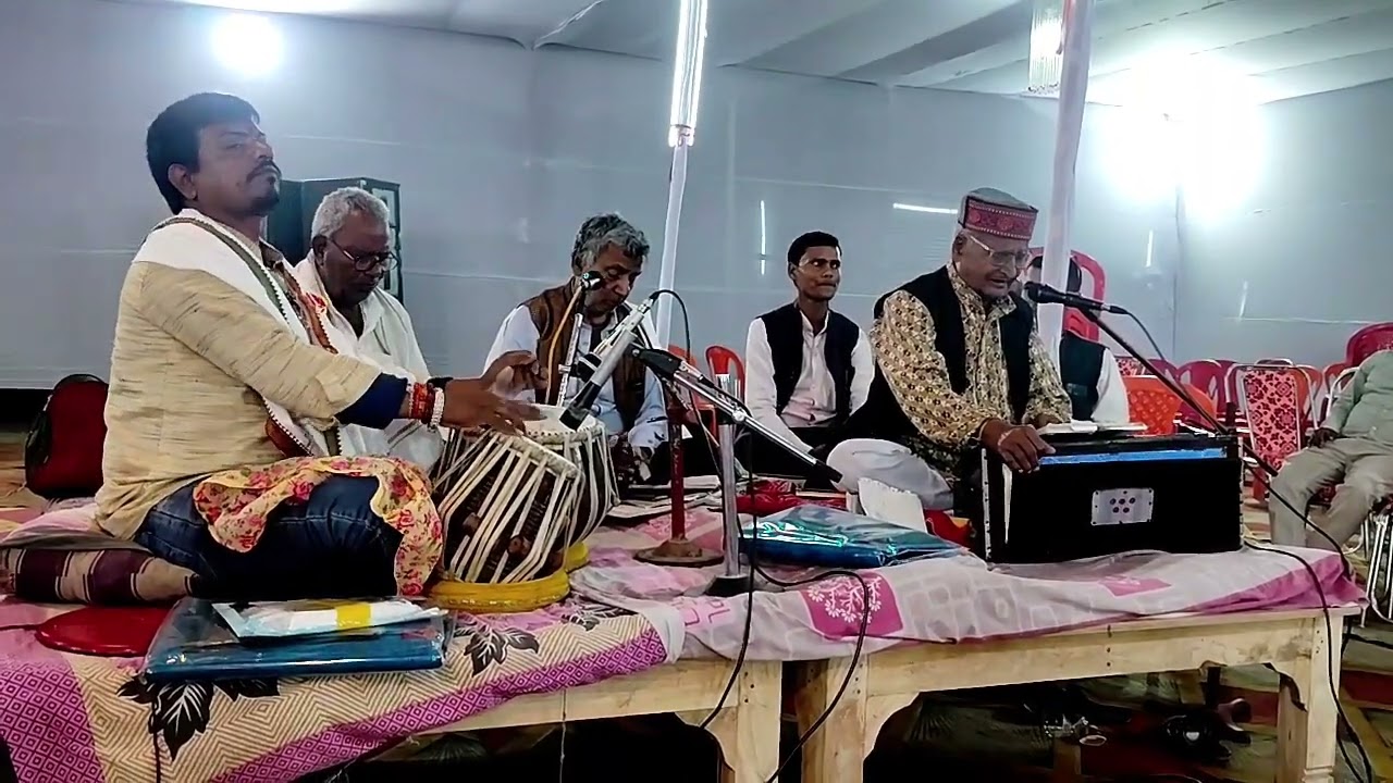 Ravi shankar tabla sadhak with Sant kumar singh virakt (Bhajan)🌹🙏🌹(2)