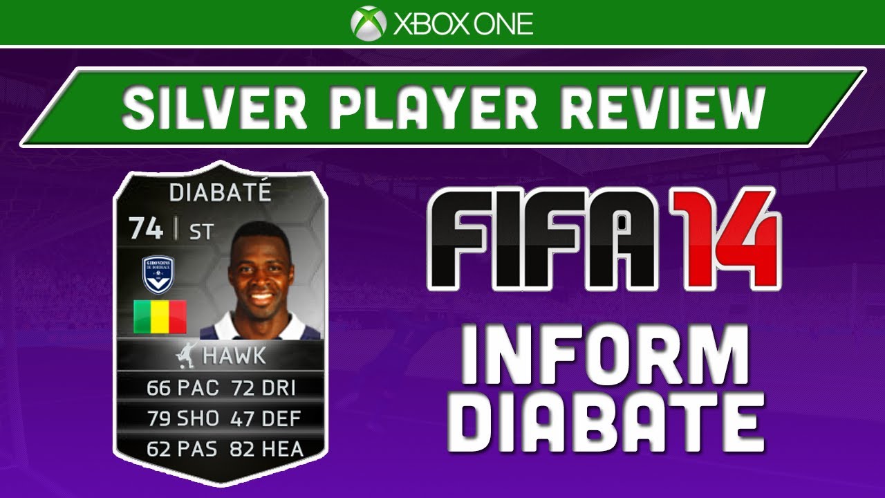 Fifa 14 Ultimate Team -  IF Diabaté 74 Player Review & In Game Stats