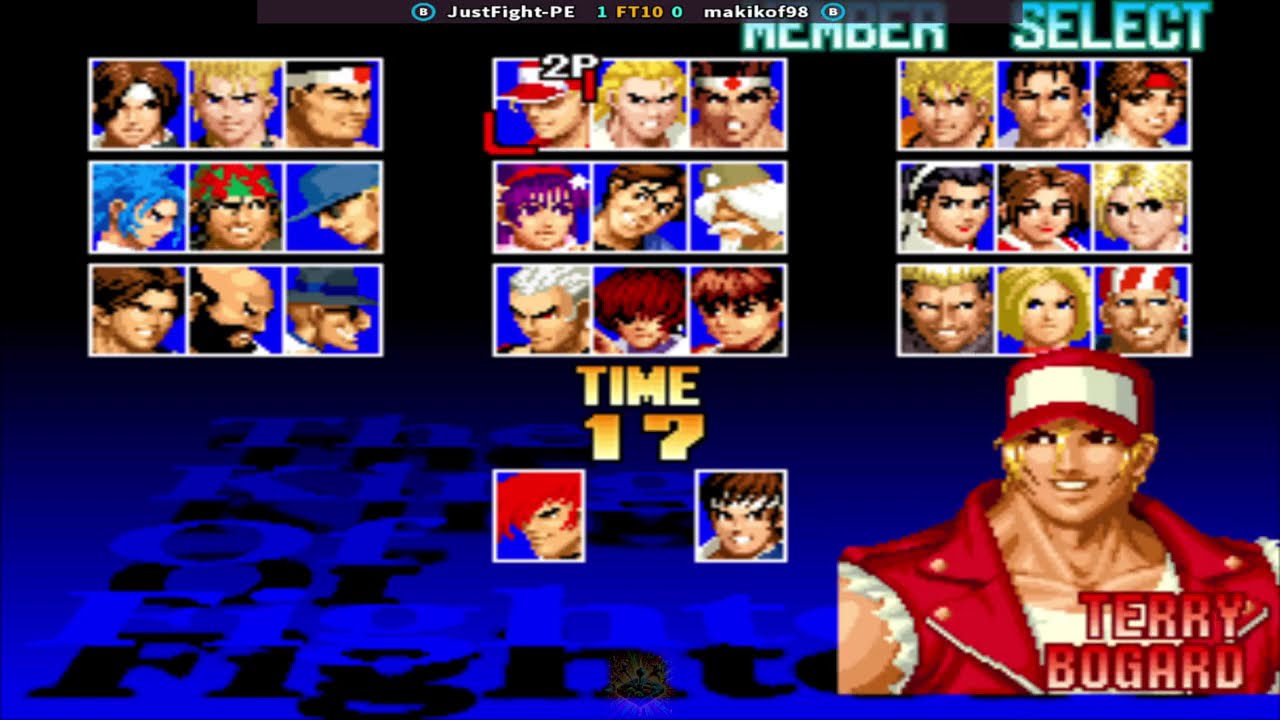 KOF'97 JustFight-PE (BR) Vs makikof98 (BR) || Play Date 4 Aug 25