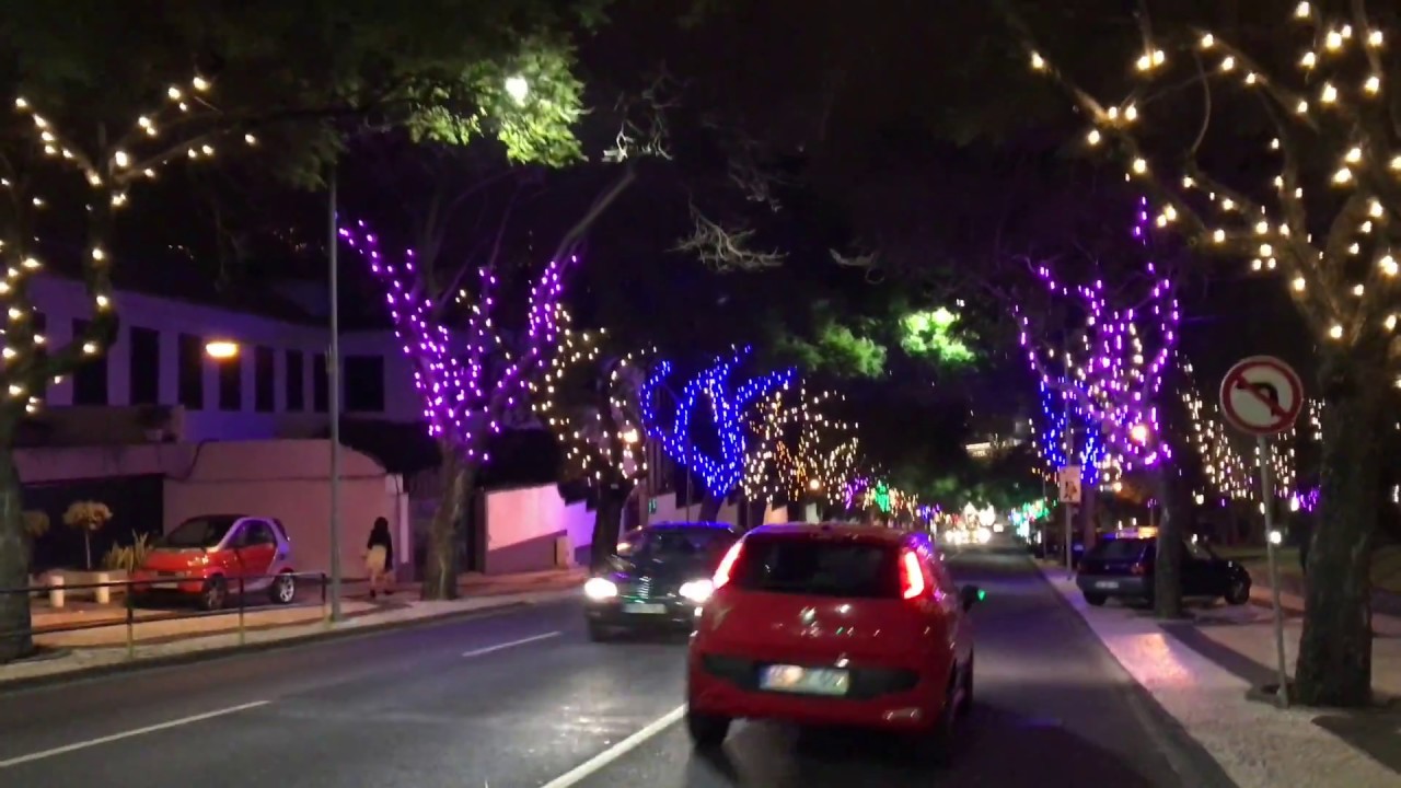4K 2017 - Funchal - Madeira CHRISTMAS LIGHTS + Fireworks 2016/2017