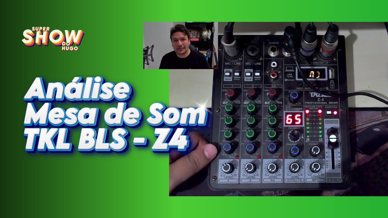 Mesa de Som TKL Z-4: Vale a pena pelo preço? (Análise sincera)