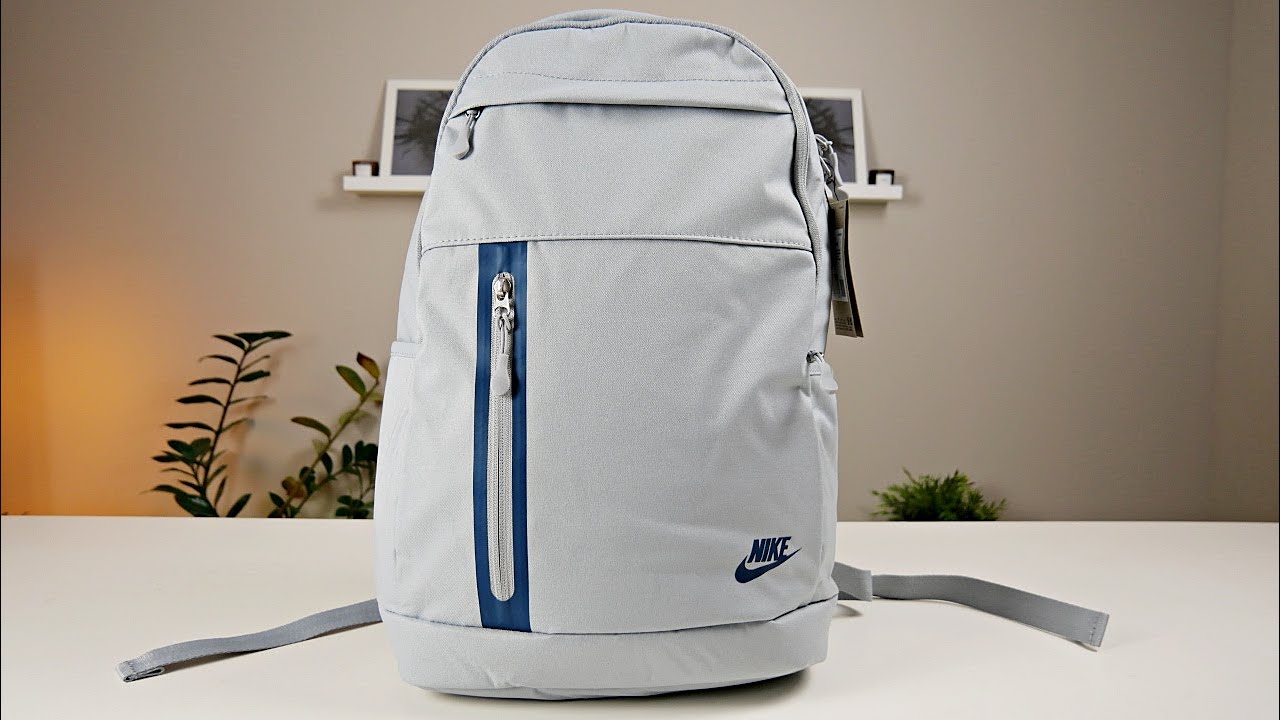 Unboxing/Reviewing The Nike Elemental Premium Wolf Grey Backpack (On Body) 4K