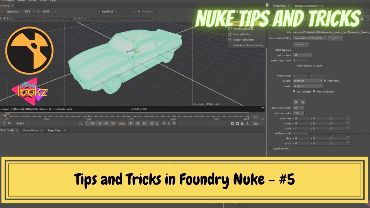 nuke tutorial | Tips and Tricks in Foundry Nuke - #5 | #Foundrynuke