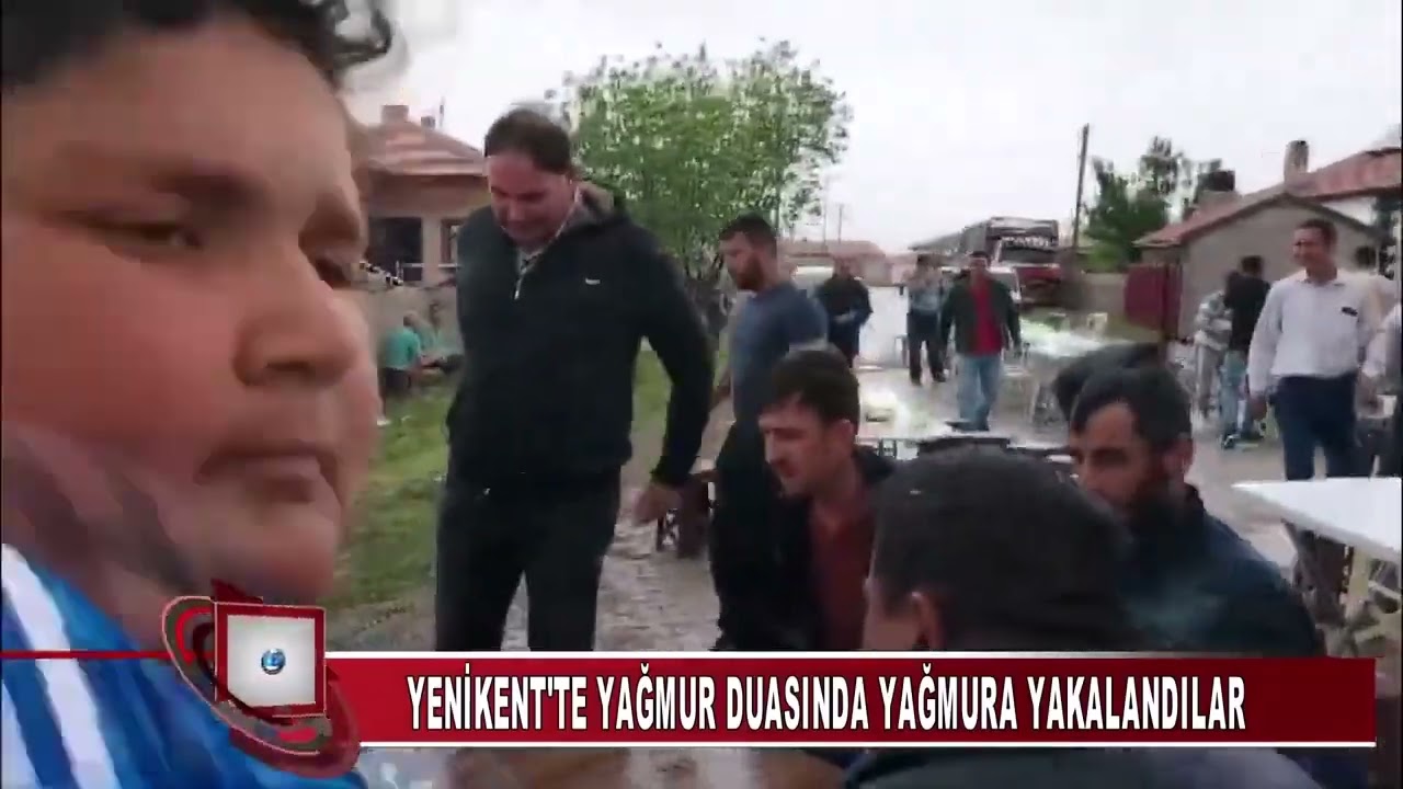 YENİKENT'TE Yağmur Duasında Yağmura Yakalandılar (KANAL 68 TV) #Aksarayhaber