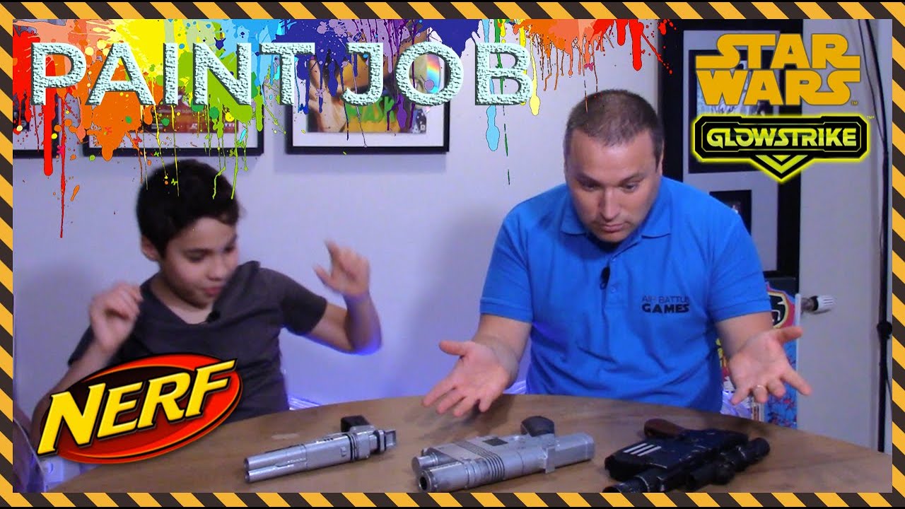 Comment Peindre un Blaster Star Wars Nerf, Han solo, Rey et Qi'ra ?