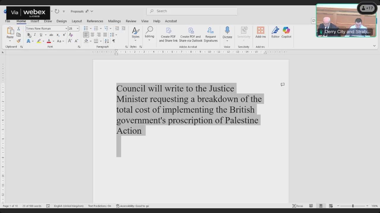DCSDC Full Council Part 1 25th February 2026