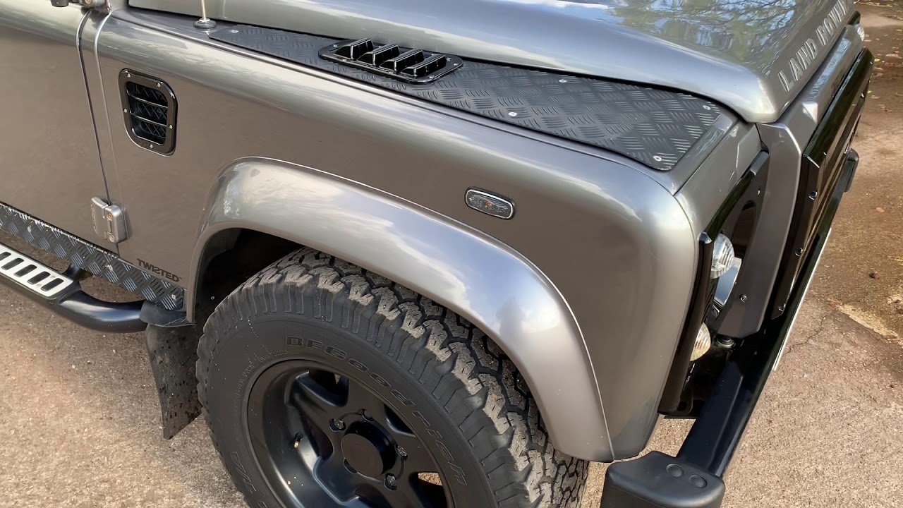 land rover defender 90 TDCi hardtop twisted performance P4 for sale walkaround
