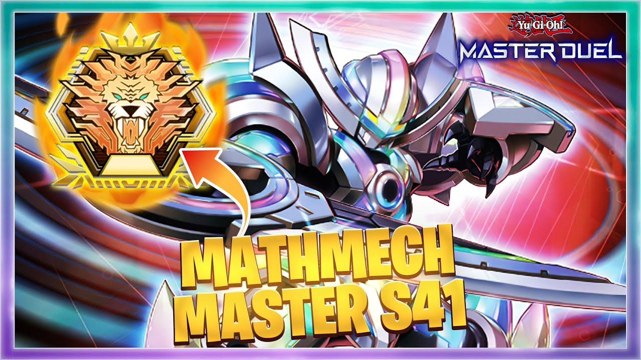 MATHMECH MASTER RANK IN SEASON 41 IN YUGIOH MASTER DUEL
