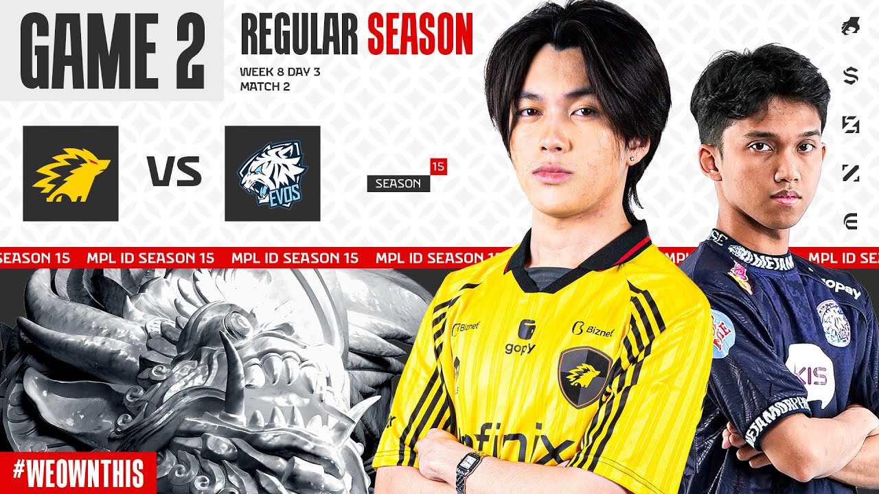 ONIC vs EVOS | Regular Season Week 8 Day 3 | Game 2 | #MPLIDS15