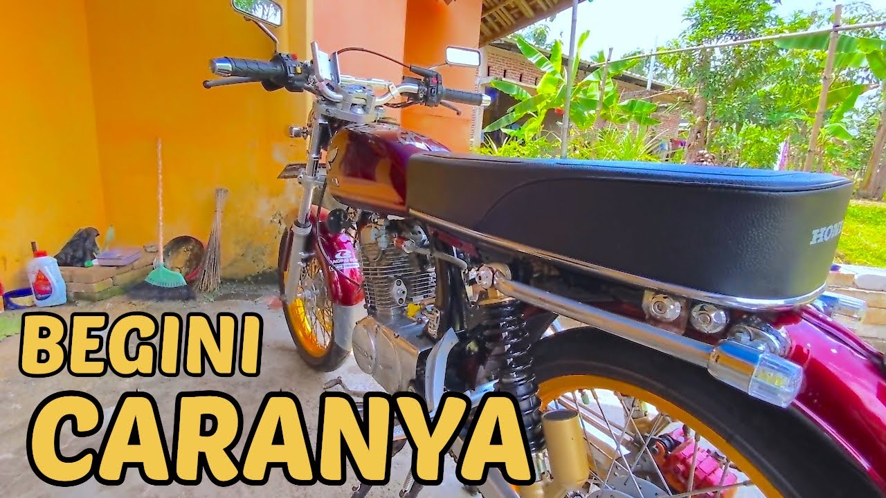 Trik Supaya Jok CB LURUS | Anti Melengkung | BEGEL dan JOK Lurus Simetris