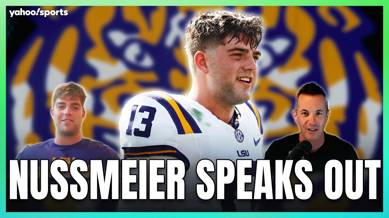 Garrett Nussmeier on Staying at LSU, Transfer Portal Pressure & Draft Hype