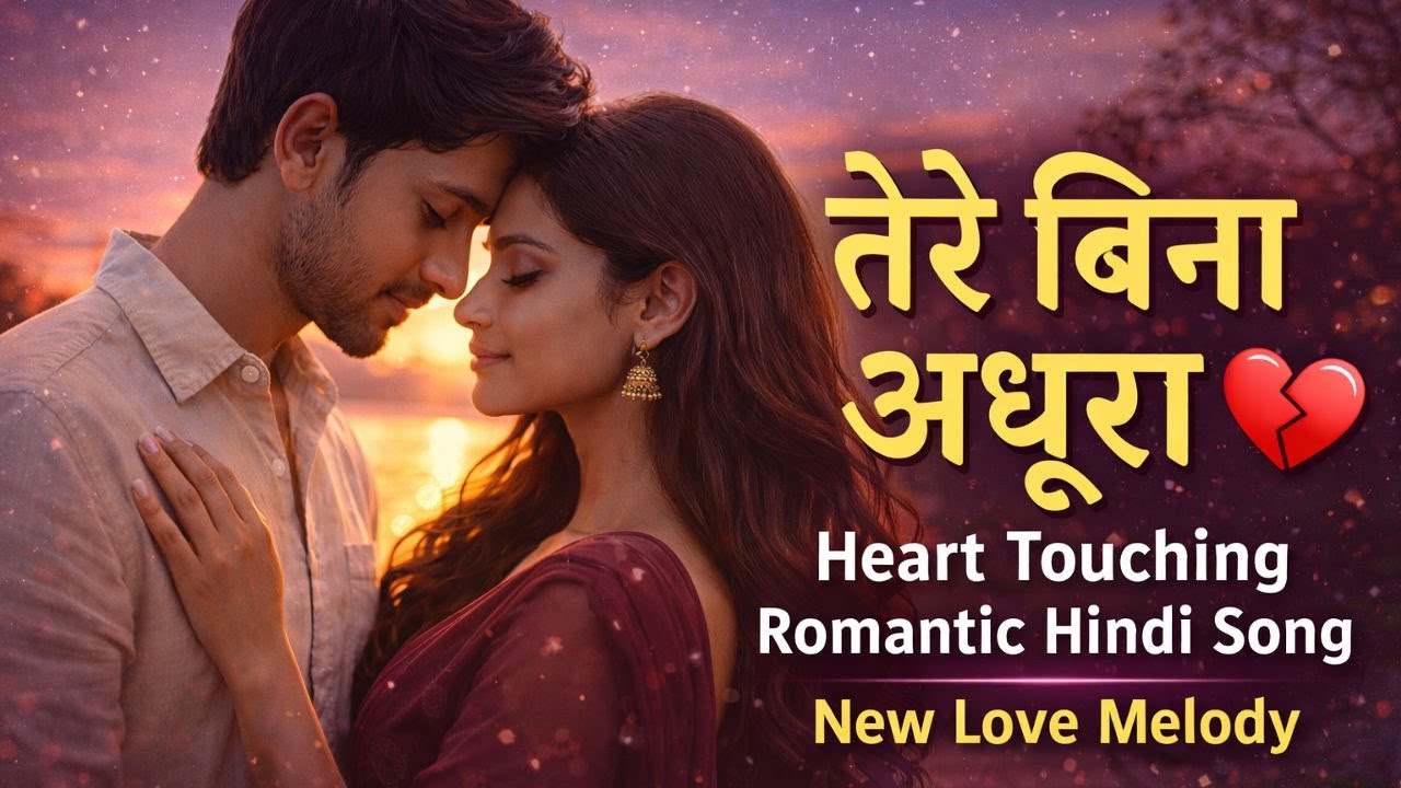 तेरे बिना अधूरा 💔 | Heart Touching Romantic Hindi Song | New Love Melody | | Bollywood Style Romance