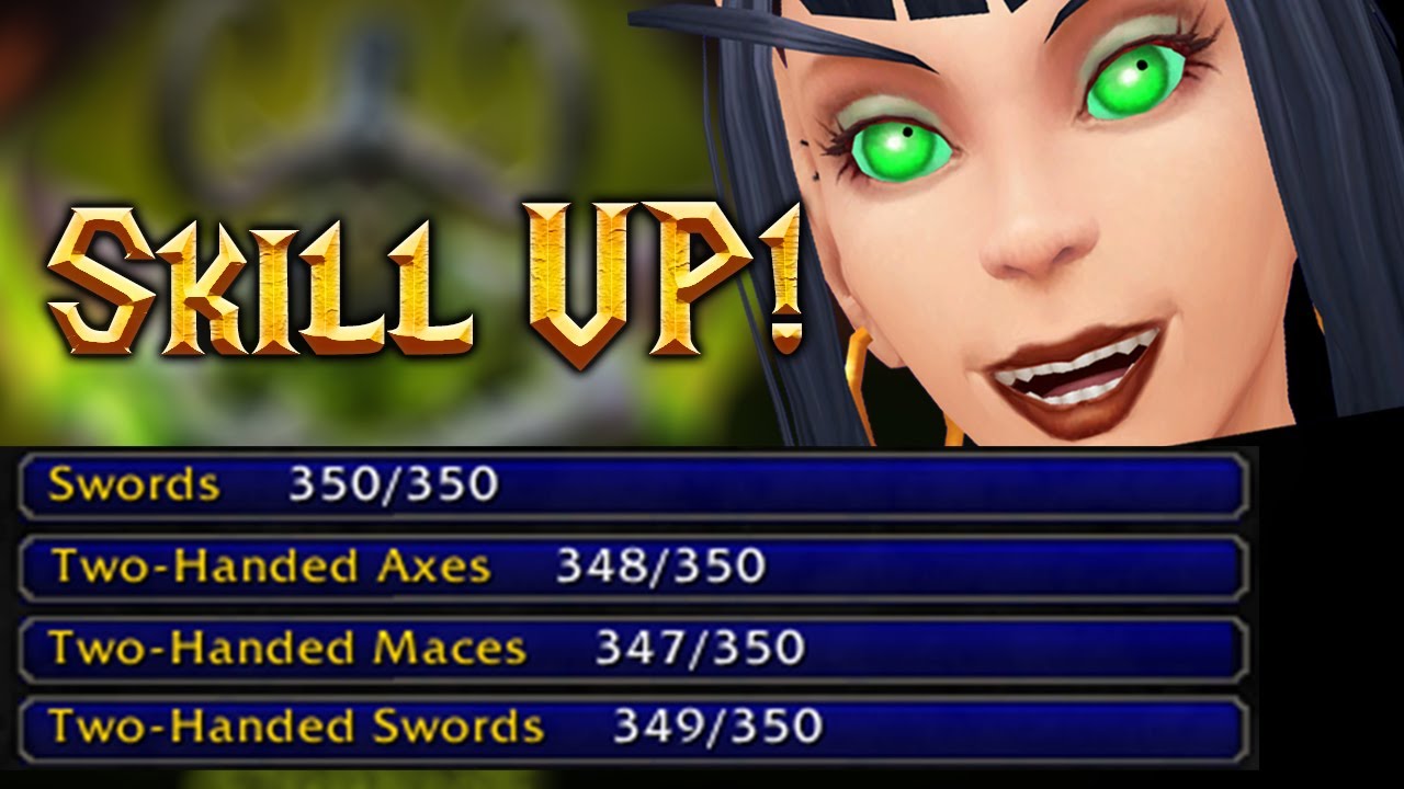 WoW TBC Easy Weapon Skill Level Up