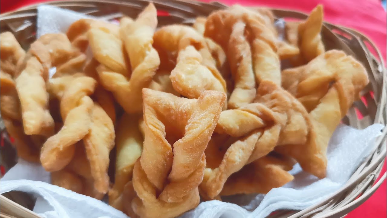 阿嬷味道の蛋散｜蝴蝶结饼🎀｜Ribbon Cookies ｜Ribbon Paniyaram