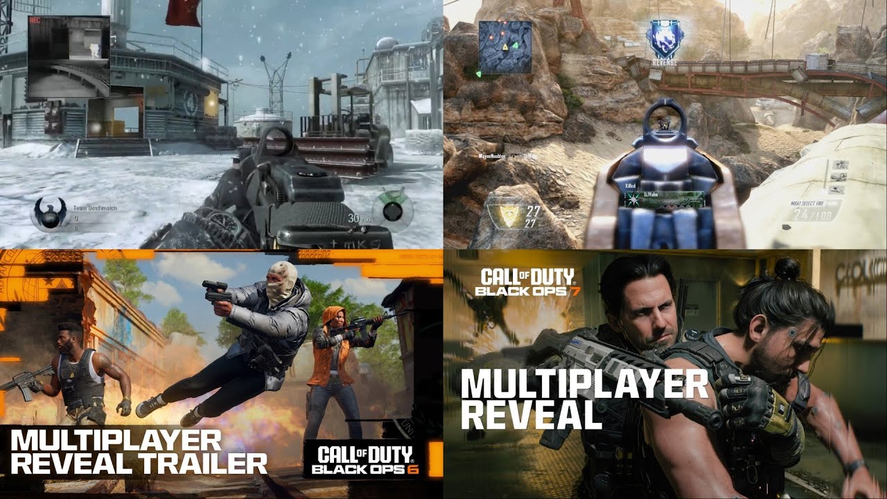 Call of Duty: Black Ops: все многопользовательские трейлеры Black Ops 1 — Black Ops 7 (2010–2025)