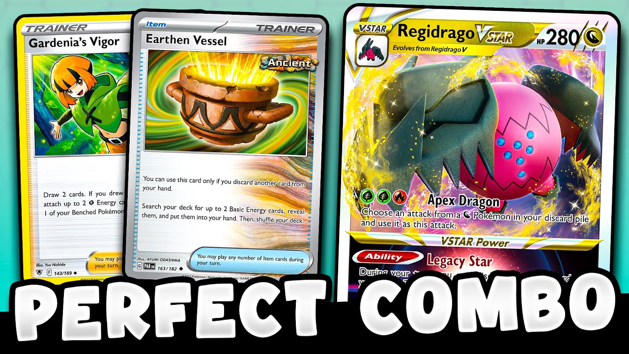 Gardenia's Vigor & Earthen Vessel BREAKS Regidrago VSTAR!