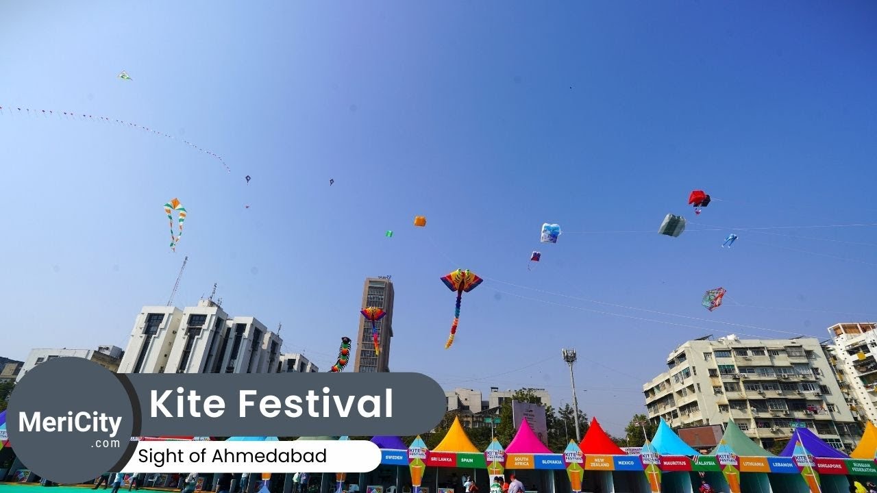International Kite Festival | Sabarmati Riverfront Ahmedabad | Uttrayan | MeriCity