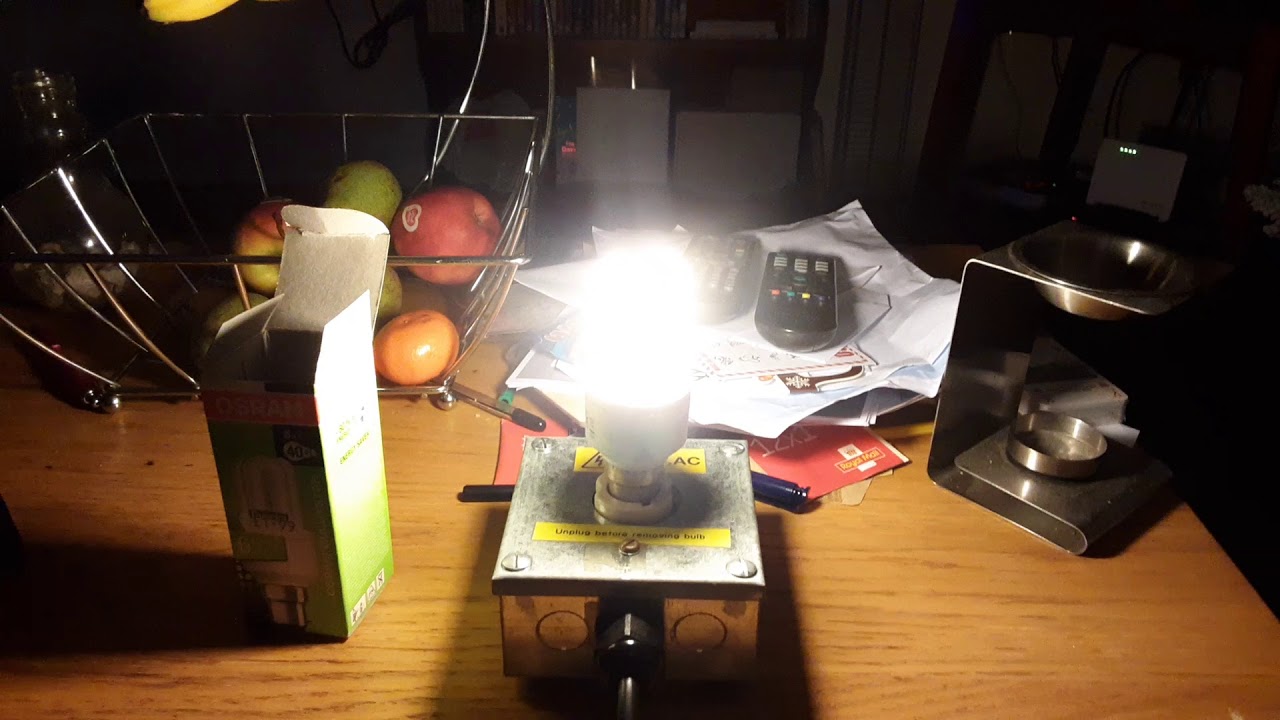 Osram 8 watt CFL fluorescent stick bulb