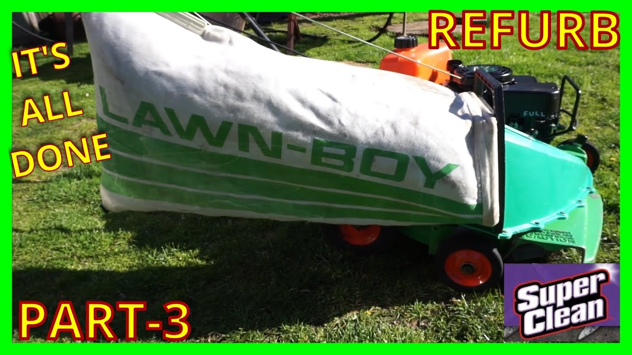 IT'S DONE - Old Lawnboy Commercial Lawnmower~Briggs Engine~ Refurb (Lets Finish It) Part-3