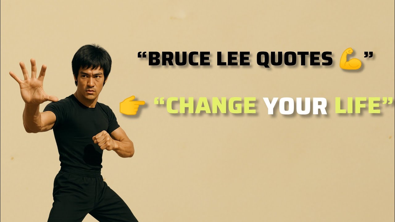 Bruce Lee Quotes That Will Change Your Life 🔥 (Full Video)