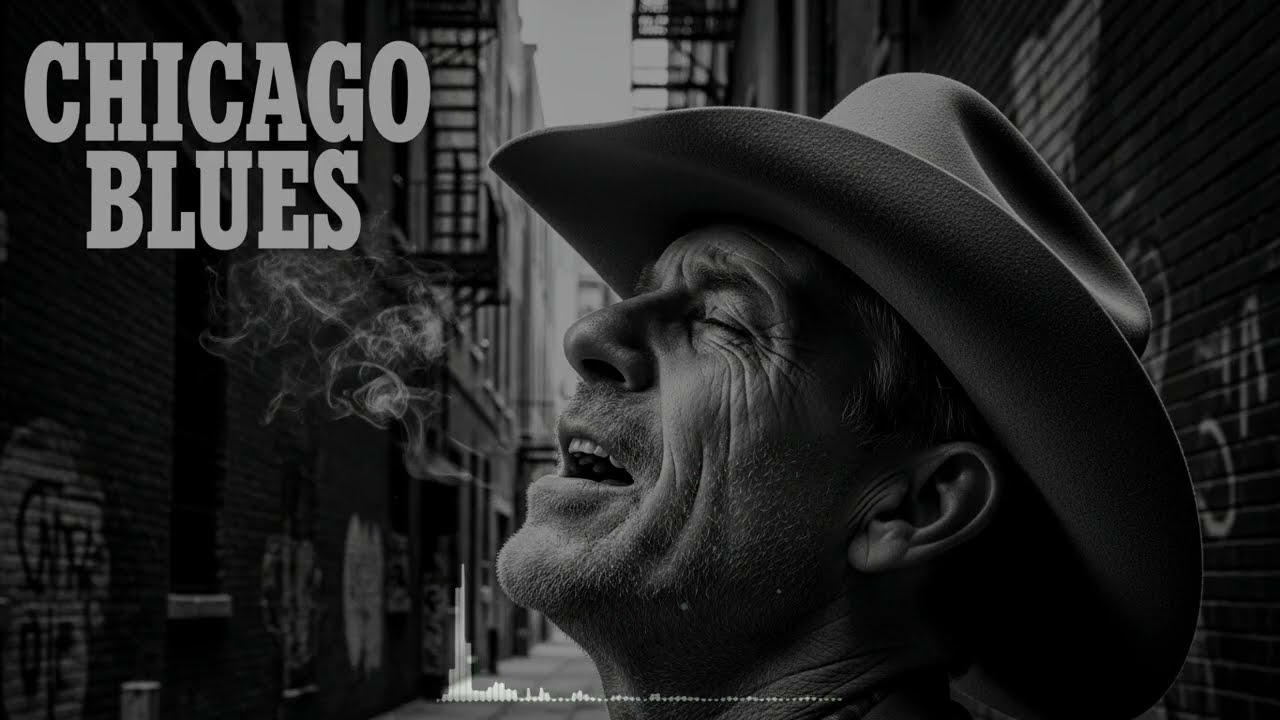 Chicago Blues Authentic Guitar Deep Urban Blues Mood Classic Rhythm for Relaxing Night Sessions