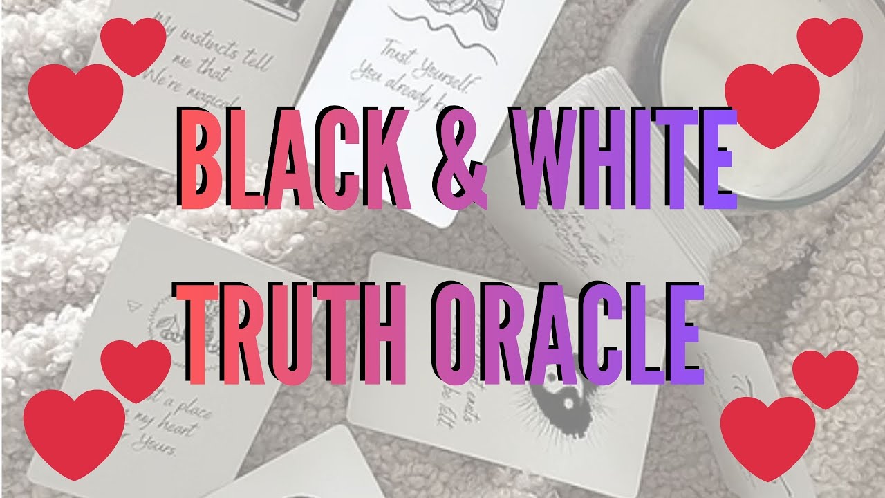 💕 THE BLACK & WHITE TRUTH ORACLE 🧁 Deck Review