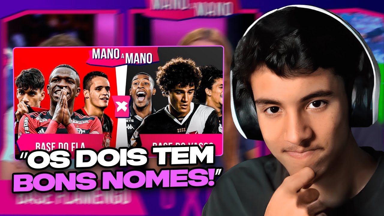 RENATO REAGE: BASE DO FLAMENGO X BASE DO VASCO: QUEM É MELHOR? | MANO A MANO
