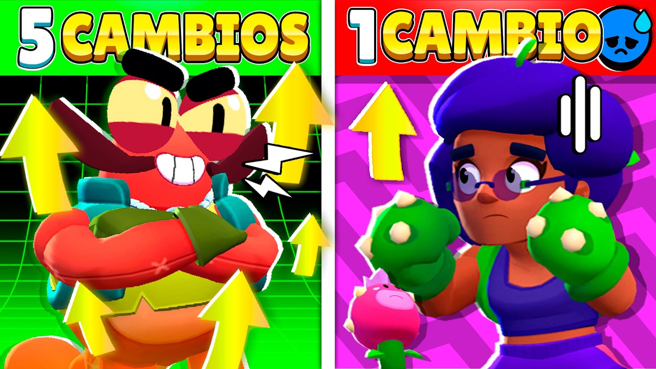 ¿ACASO ODIAN a ROSA? 💀 +68 CAMBIOS de BALANCE en BRAWL STARS