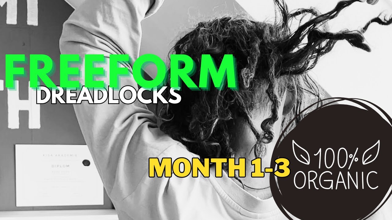Freeform Natural Dreadlock Journey with Straight Hair: Month 1 to 3