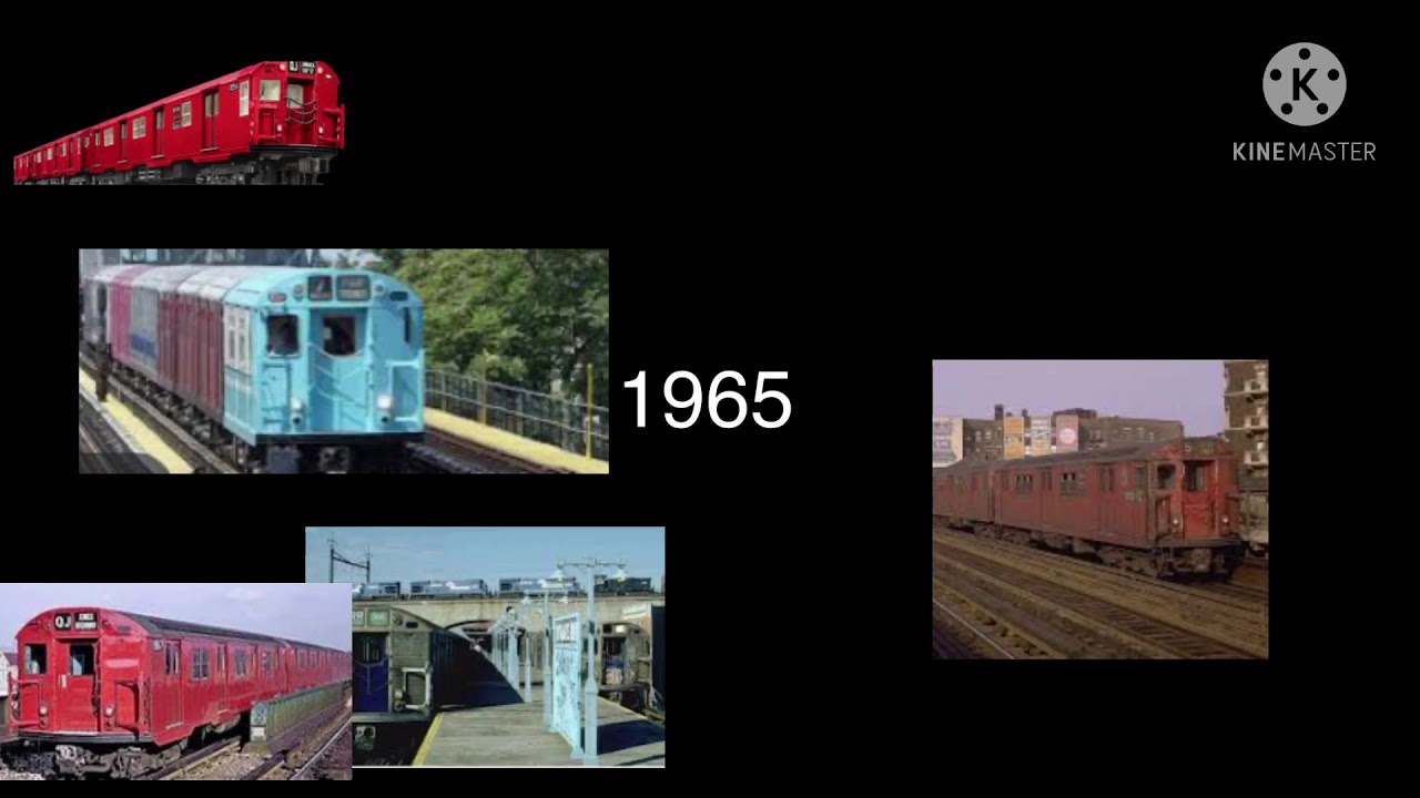Evolution of MTA subway cars 1962 - 2021