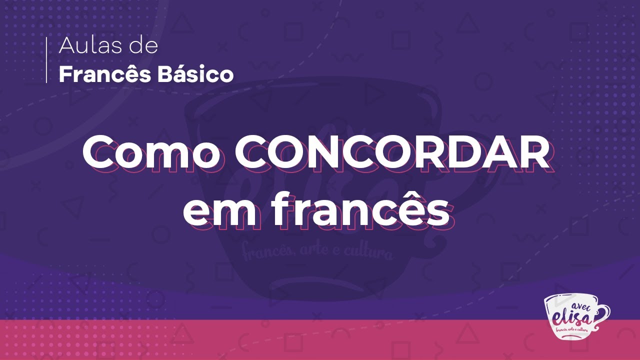 Como FALAR QUE SIM e CONCORDAR em francês | Aula de francês básico para iniciantes