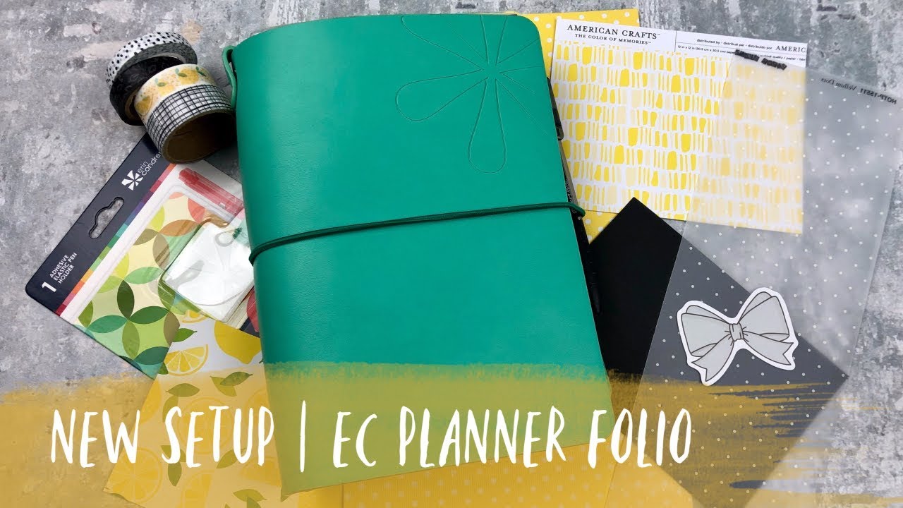 EC PLANNER FOLIO SETUP | ft. erin condren | tattooed teacher plans