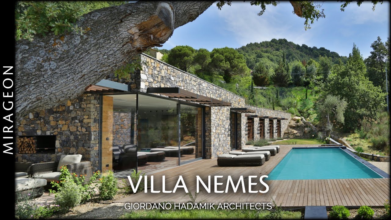 Minimal Stone House Carved Into the Italian Hills | Villa Nemes