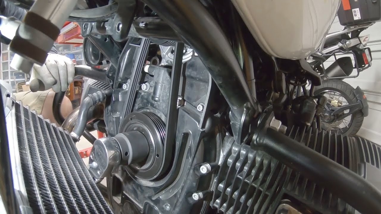 BMW R nine T Alternator Belt Replacement