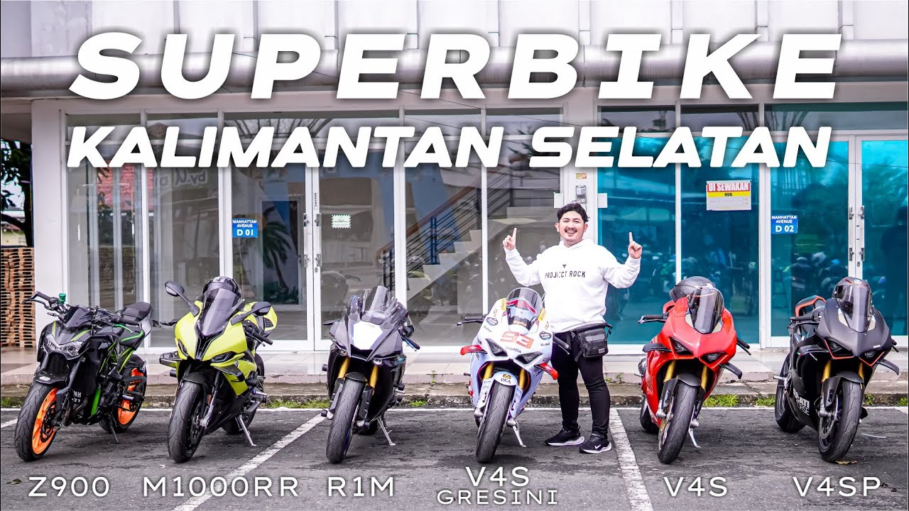 SUNMORI NYA MOGE KALIMANTAN SELATAN‼||V4S GRESINI,V4SP,V4S,M1000RR,R1M,RSV4,Z900,ZX25R,CBR250RR,XMAX