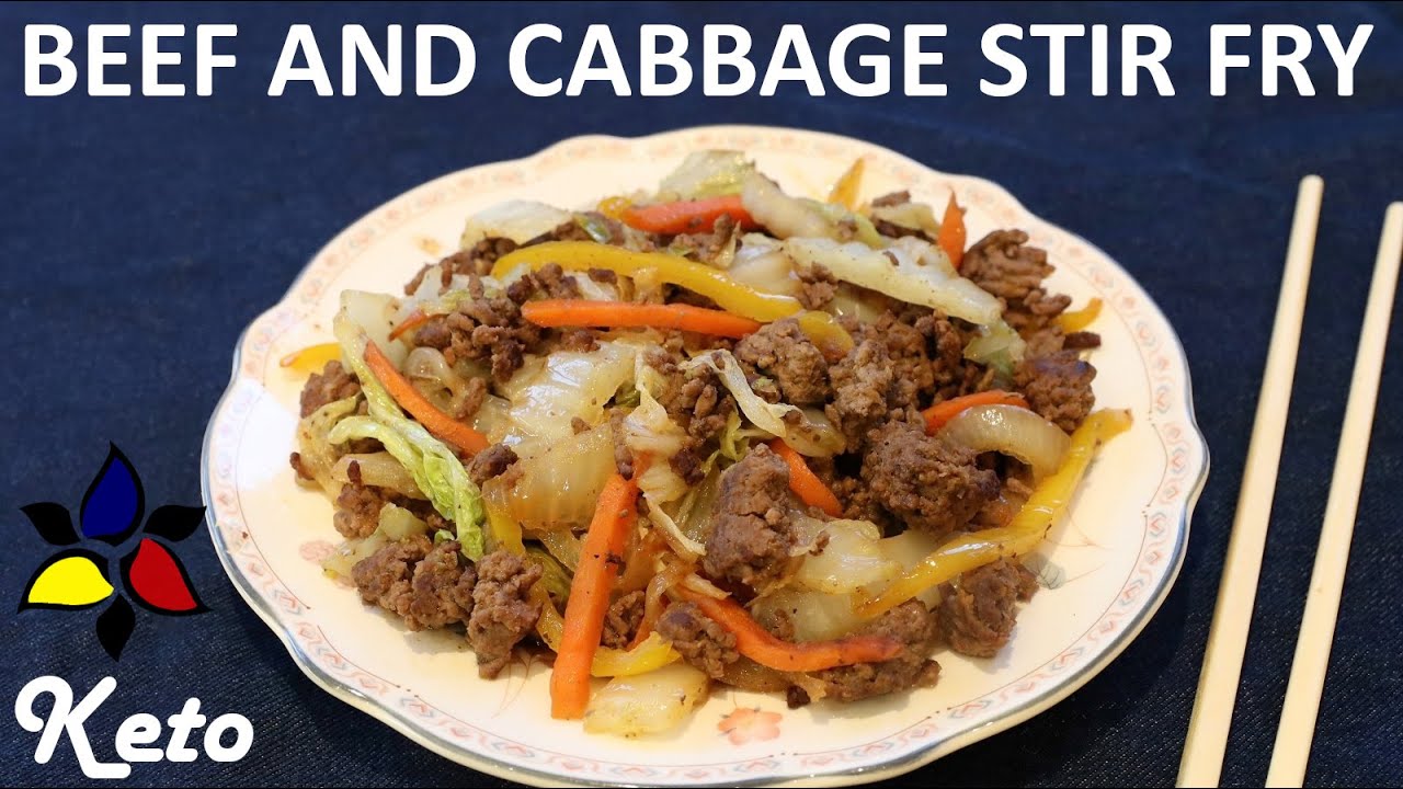 Chinese Beef and Cabbage Stir Fry – Keto One Pot Meal Recipe in 20 Minutes