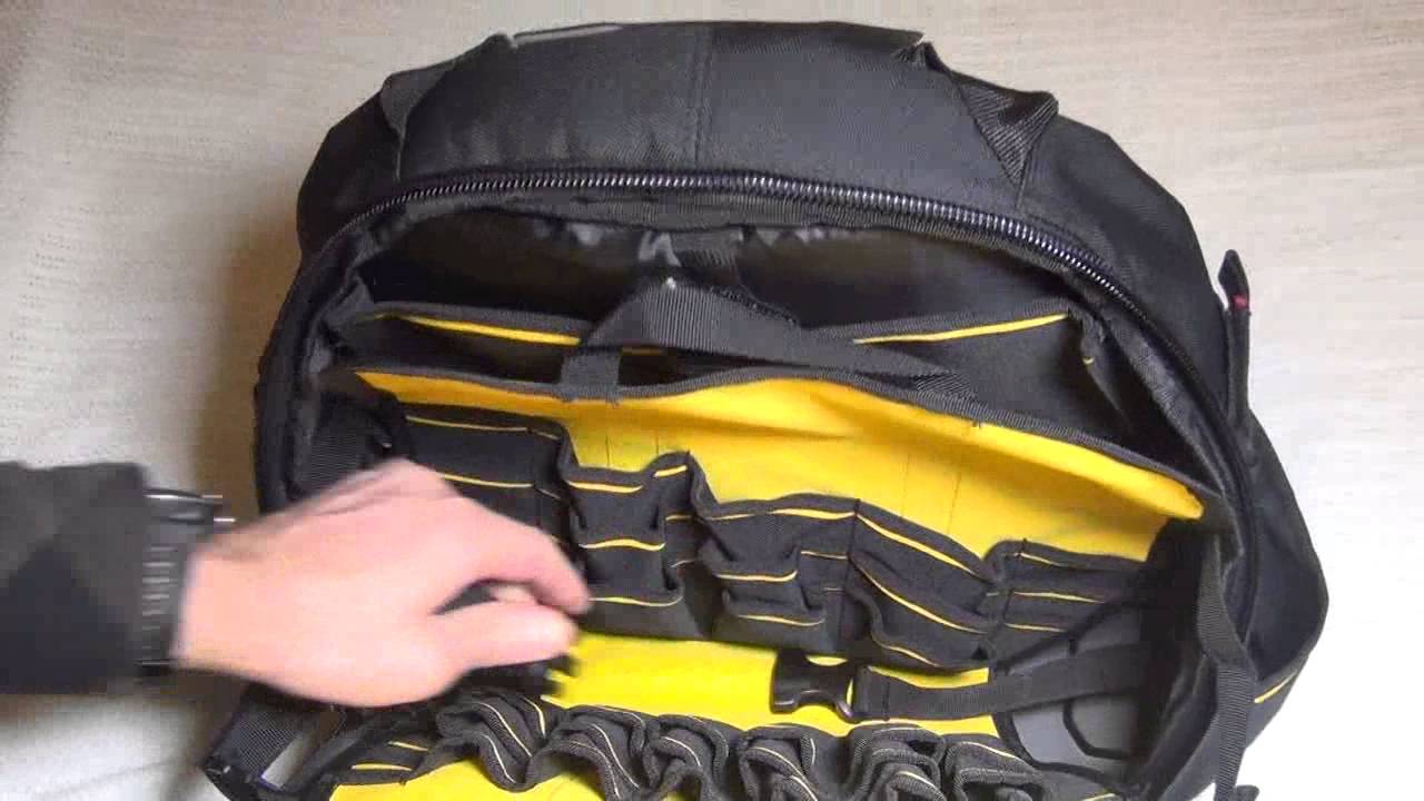 Stanley 195611 Fatmax Tools Backpack Racksack full look