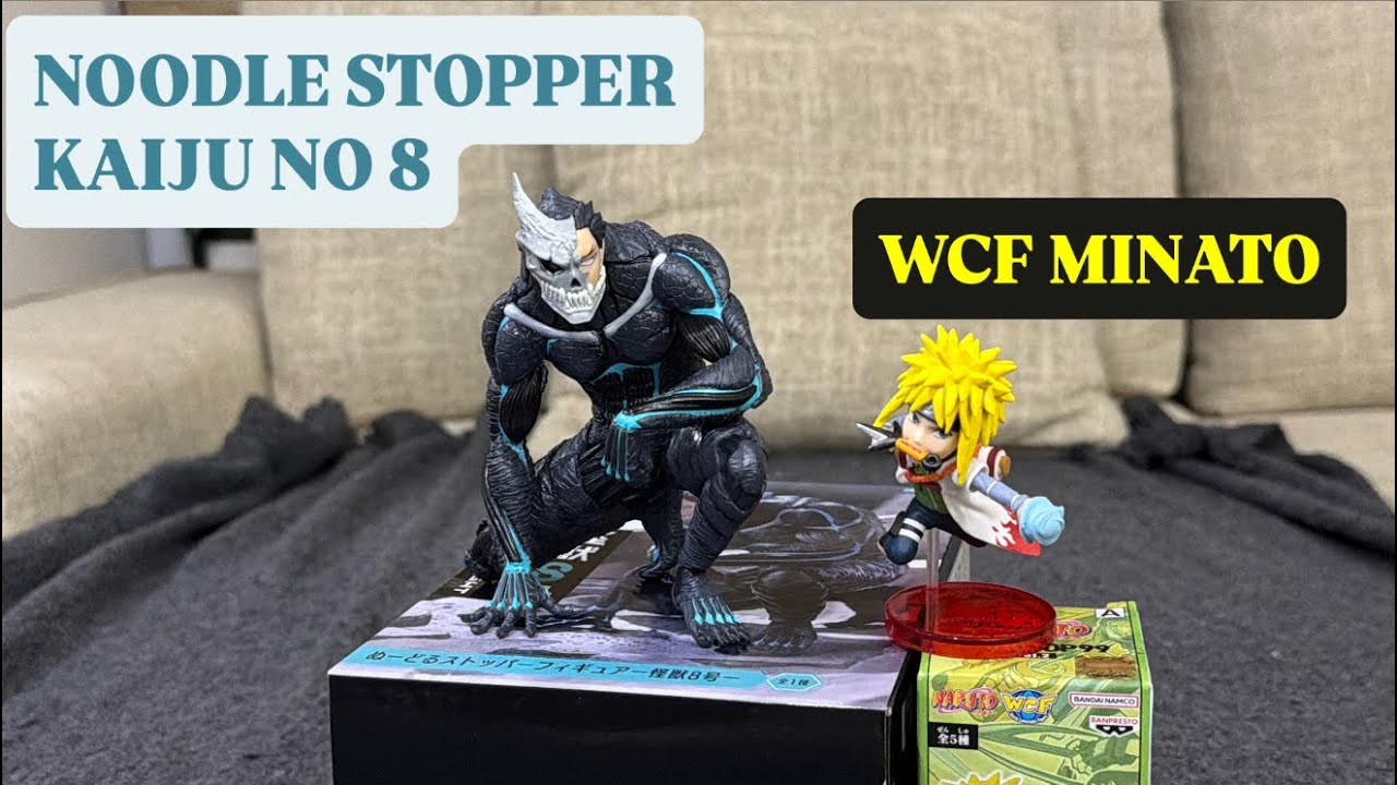Anime Figure Pickups‼️ | Noodle Stopper Kaiju no. 8 & WCF Minato | unboxing/review ‼️